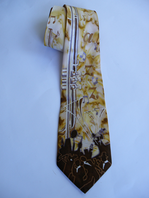 Apgleznota kaklasaite Džeza Spēlmanis